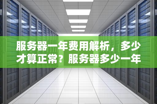 服务器一年费用解析，多少才算正常？服务器多少一年费用正常啊