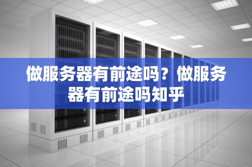 做服务器有前途吗？做服务器有前途吗知乎
