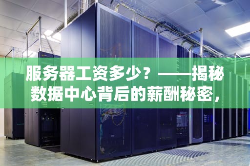 服务器工资多少？——揭秘数据中心背后的薪酬秘密，服务器工资高吗