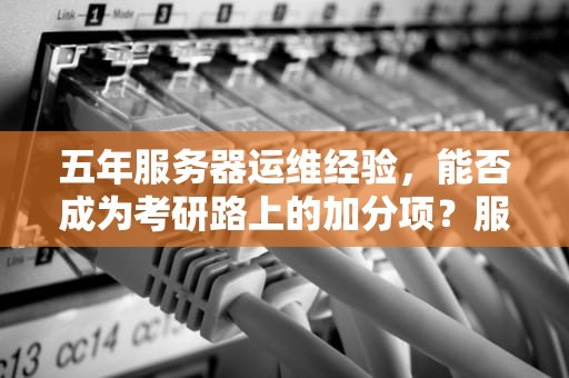 五年服务器运维经验，能否成为考研路上的加分项？服务器五年可以考公务员吗