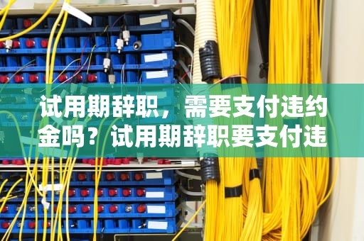 试用期辞职，需要支付违约金吗？试用期辞职要支付违约金吗合法吗