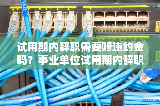 试用期内辞职需要赔违约金吗？事业单位试用期内辞职需要赔违约金吗