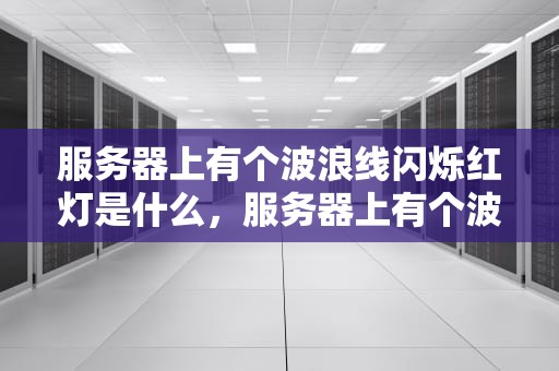 服务器上有个波浪线闪烁红灯是什么，服务器上有个波浪线闪烁红灯是什么意思