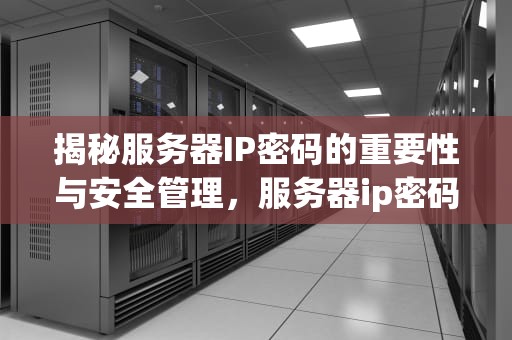 揭秘服务器IP密码的重要性与安全管理，服务器ip密码是什么意思
