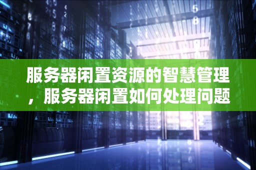 服务器闲置资源的智慧管理，服务器闲置如何处理问题