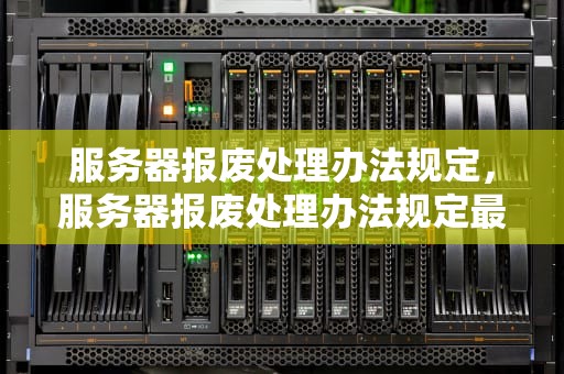 服务器报废处理办法规定，服务器报废处理办法规定最新