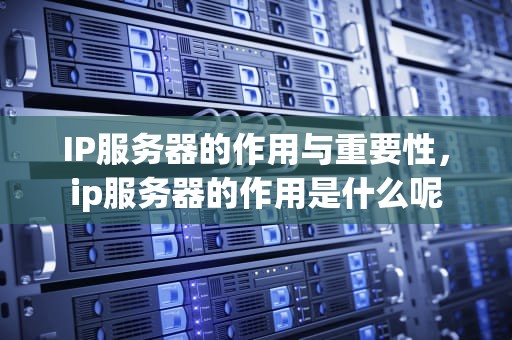 IP服务器的作用与重要性，ip服务器的作用是什么呢