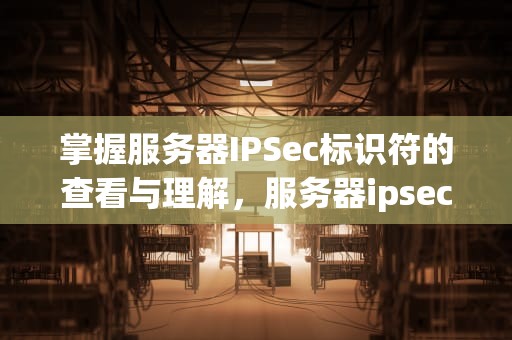掌握服务器IPSec标识符的查看与理解，服务器ipsec是什么