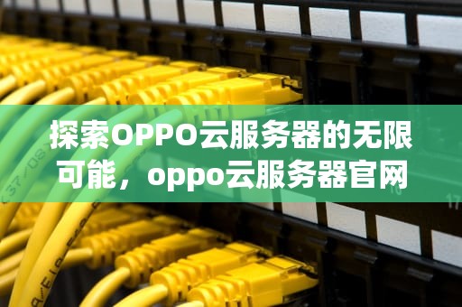 探索OPPO云服务器的无限可能，oppo云服务器官网入口