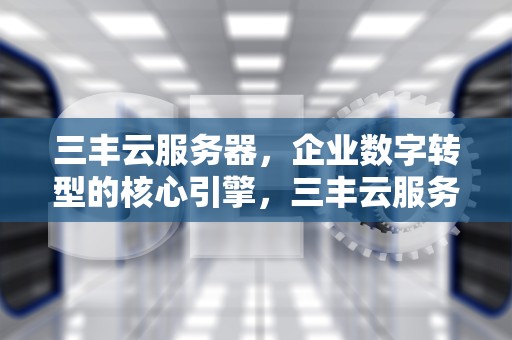 三丰云服务器，企业数字转型的核心引擎，三丰云服务器官网