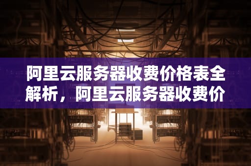 阿里云服务器收费价格表全解析，阿里云服务器收费价格表2022