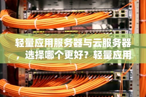 轻量应用服务器与云服务器，选择哪个更好？轻量应用服务器和云服务器哪个好用