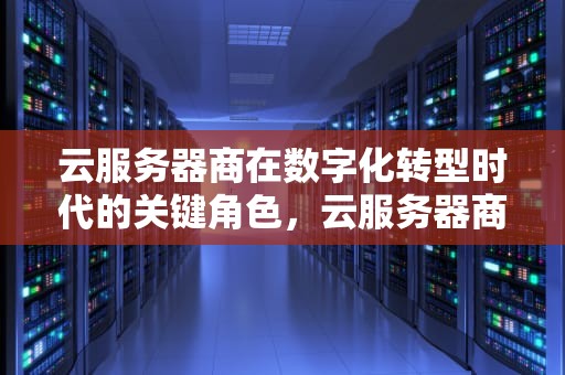云服务器商在数字化转型时代的关键角色，云服务器商家排名