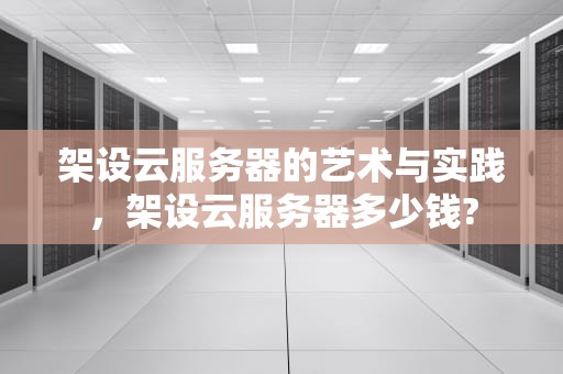 架设云服务器的艺术与实践，架设云服务器多少钱?