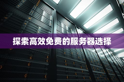 探索高效免费的服务器选择