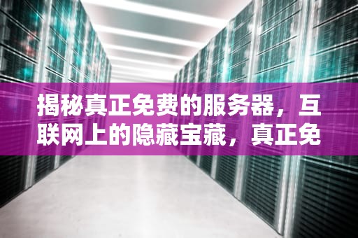 揭秘真正免费的服务器，互联网上的隐藏宝藏，真正免费网站服务器
