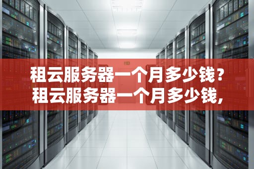 租云服务器一个月多少钱？租云服务器一个月多少钱,怎样租