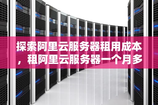 探索阿里云服务器租用成本，租阿里云服务器一个月多少钱