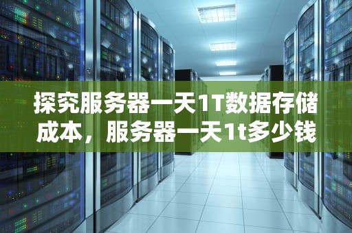 探究服务器一天1T数据存储成本，服务器一天1t多少钱正常