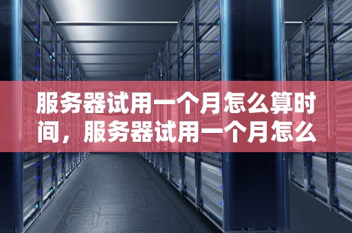 服务器试用一个月怎么算时间，服务器试用一个月怎么算时间的呢
