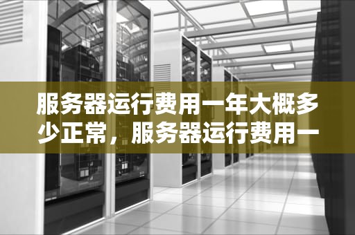 服务器运行费用一年大概多少正常，服务器运行费用一年大概多少正常啊