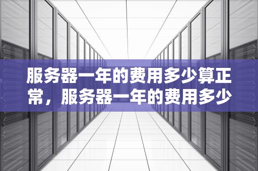 服务器一年的费用多少算正常，服务器一年的费用多少算正常的