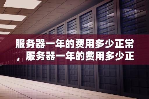 服务器一年的费用多少正常，服务器一年的费用多少正常啊