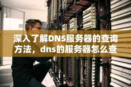 深入了解DNS服务器的查询方法，dns的服务器怎么查出来