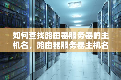 如何查找路由器服务器的主机名，路由器服务器主机名是什么