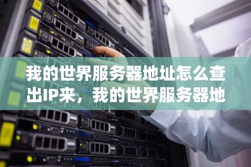 我的世界服务器地址怎么查出IP来，我的世界服务器地址怎么查出ip来源
