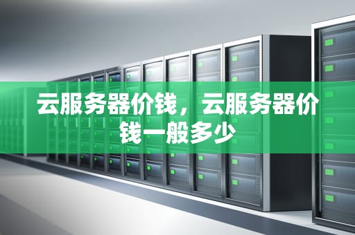 云服务器价钱，云服务器价钱一般多少