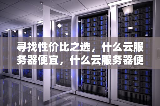 寻找性价比之选，什么云服务器便宜，什么云服务器便宜好用