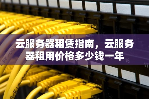 云服务器租赁指南，云服务器租用价格多少钱一年