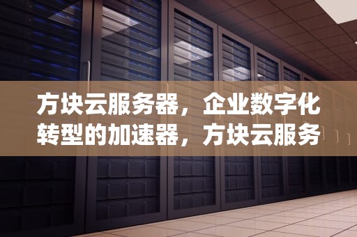 方块云服务器，企业数字化转型的加速器，方块云服务器ip