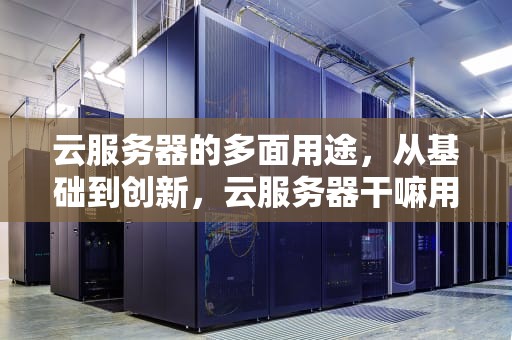云服务器的多面用途，从基础到创新，云服务器干嘛用的通俗点
