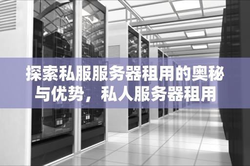 探索私服服务器租用的奥秘与优势，私人服务器租用