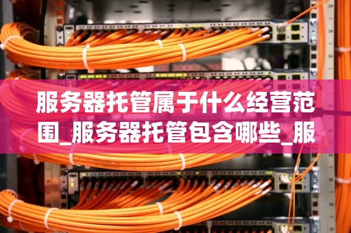 服务器托管属于什么经营范围_服务器托管包含哪些_服务器托管业务及其经营范围探讨