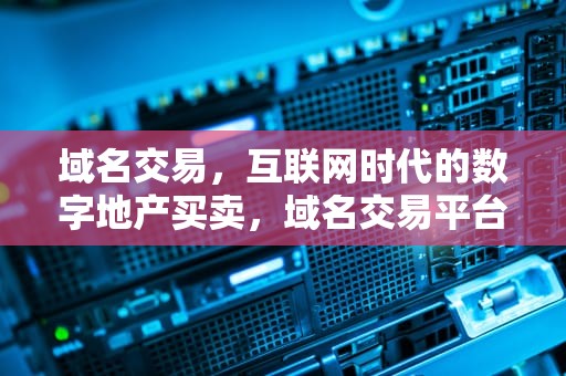 域名交易，互联网时代的数字地产买卖，域名交易平台哪个好
