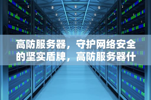 高防服务器，守护网络安全的坚实盾牌，高防服务器什么意思