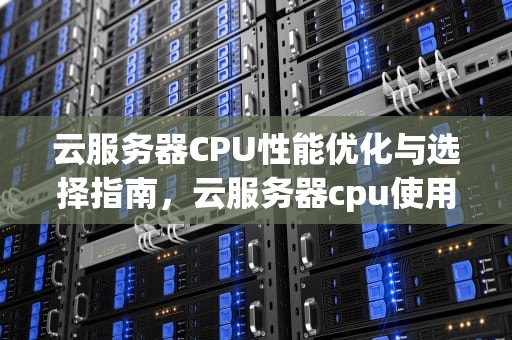 云服务器CPU性能优化与选择指南，云服务器cpu使用率100怎么办