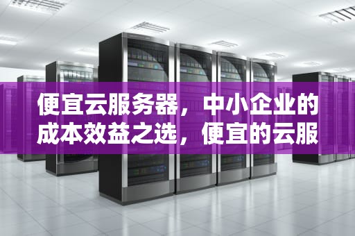 便宜云服务器，中小企业的成本效益之选，便宜的云服务器推荐
