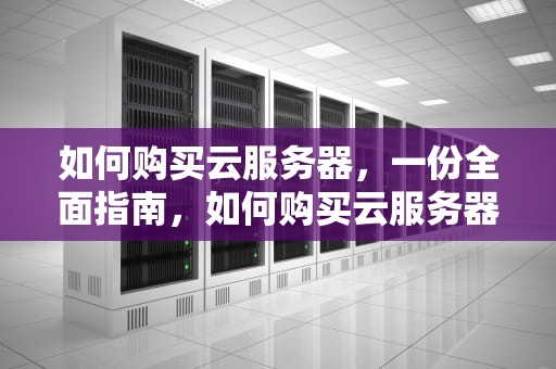 如何购买云服务器，一份全面指南，如何购买云服务器访问外网