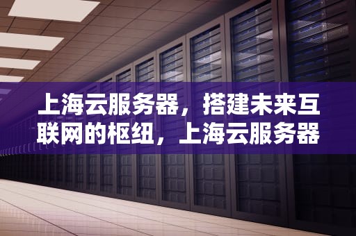上海云服务器，搭建未来互联网的枢纽，上海云服务器环境