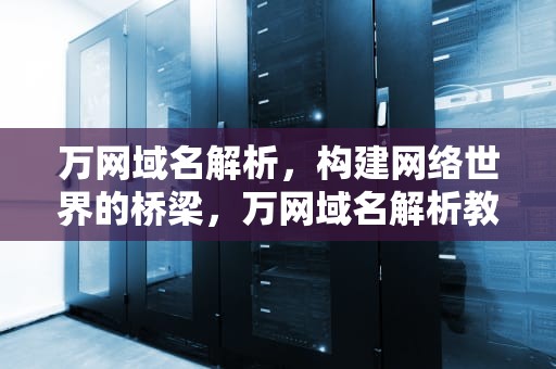 万网域名解析，构建网络世界的桥梁，万网域名解析教程