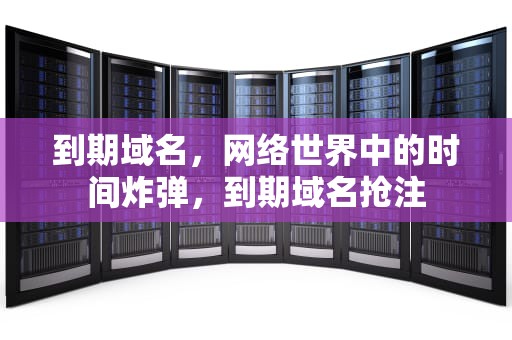 到期域名，网络世界中的时间炸弹，到期域名抢注