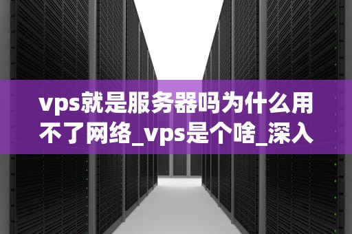 vps就是服务器吗为什么用不了网络_vps是个啥_深入理解VPS及其网络问题