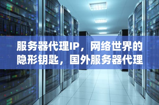 服务器代理IP，网络世界的隐形钥匙，国外服务器代理ip