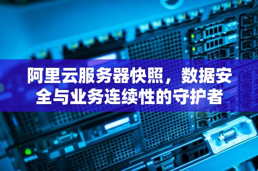 阿里云服务器快照，数据安全与业务连续性的守护者