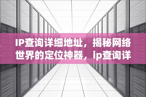 IP查询详细地址，揭秘网络世界的定位神器，ip查询详细地址带地图