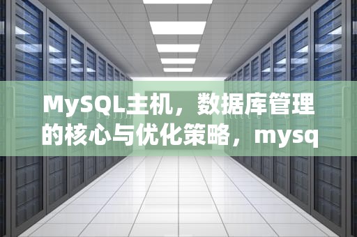 MySQL主机，数据库管理的核心与优化策略，mysql主机地址填什么